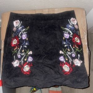 Vintage Y2k Cadbury corduroy skirt